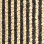 Close-up of Hardy striped wool stair runner texture.
