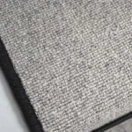 Close-up of a Glen Loop Wool Tungsten Stair Runner.