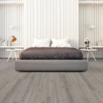 Gray oak LVT flooring