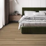 Light oak wood-grain LVT flooring