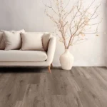 Taupe oak LVT flooring