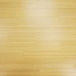 Close-up of light-colored horizontal bamboo flooring