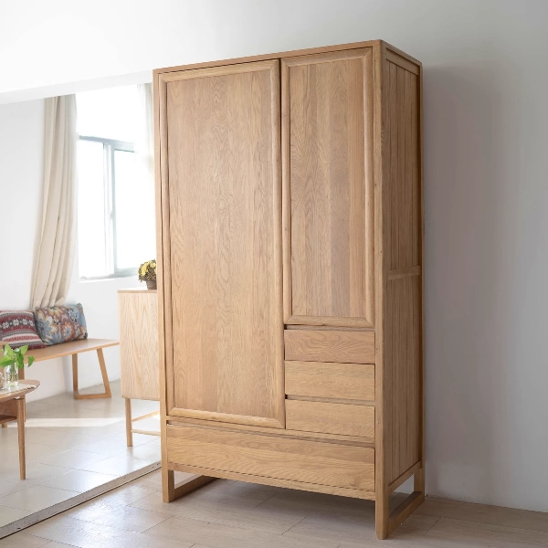 Minimalist, tall custom wardrobe