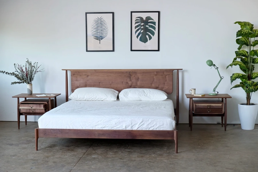 Minimalist Wood Bed Design